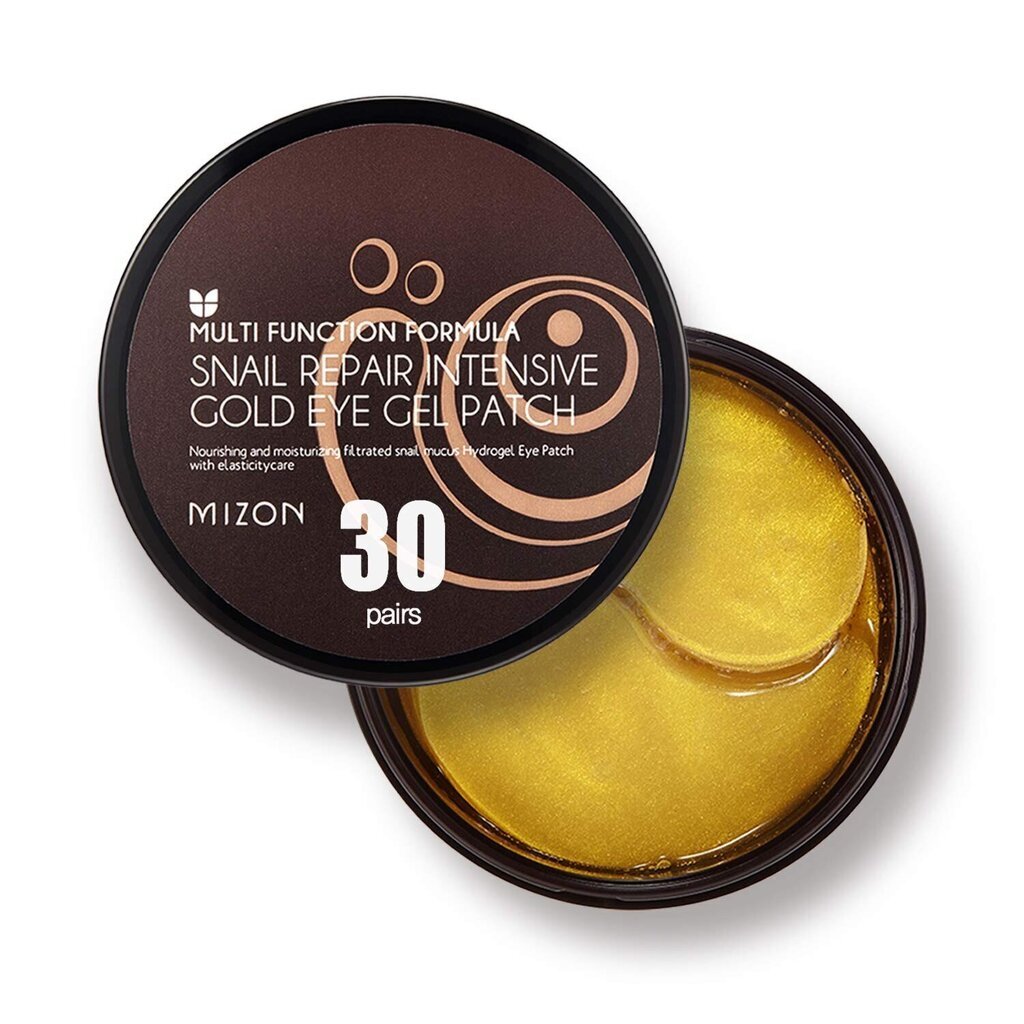 Hüdrogeel silmapadjad Mizon Snail Repair Intensive Gold Eye Gel Patch 60 tk цена и информация | Näomaskid, silmamaskid | kaup24.ee