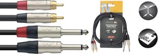 Stagg, Aux 3.5 mm/RCA/Aux 6.35 mm, 1.5 m hind ja info | Kaablid ja juhtmed | kaup24.ee