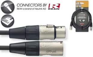 Stagg NMC6R, XLR, 6 м цена и информация | Кабели и провода | kaup24.ee