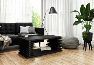 Diivanilaud ADRK Furniture Veinis, must цена и информация | Журнальные столики | kaup24.ee