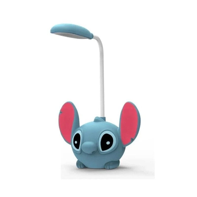 Lilo & Stitch LED-laualamp pliiatsiteritajaga – armas kokkupandav valgusti väikeste raamatute jaoks, USB-laetav – ideaalne kingitus. Lampara A цена и информация | Laualambid | kaup24.ee