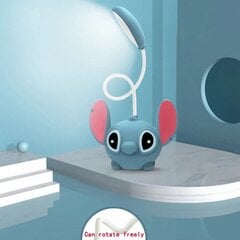 Lilo & Stitch LED-laualamp pliiatsiteritajaga – armas kokkupandav valgusti väikeste raamatute jaoks, USB-laetav – ideaalne kingitus. Lampara B цена и информация | Настольные лампы | kaup24.ee