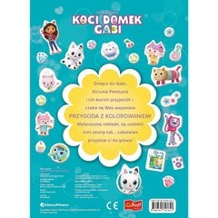 Раскраска с наклейками Koci domek Gabi цена и информация | Книжки - раскраски | kaup24.ee