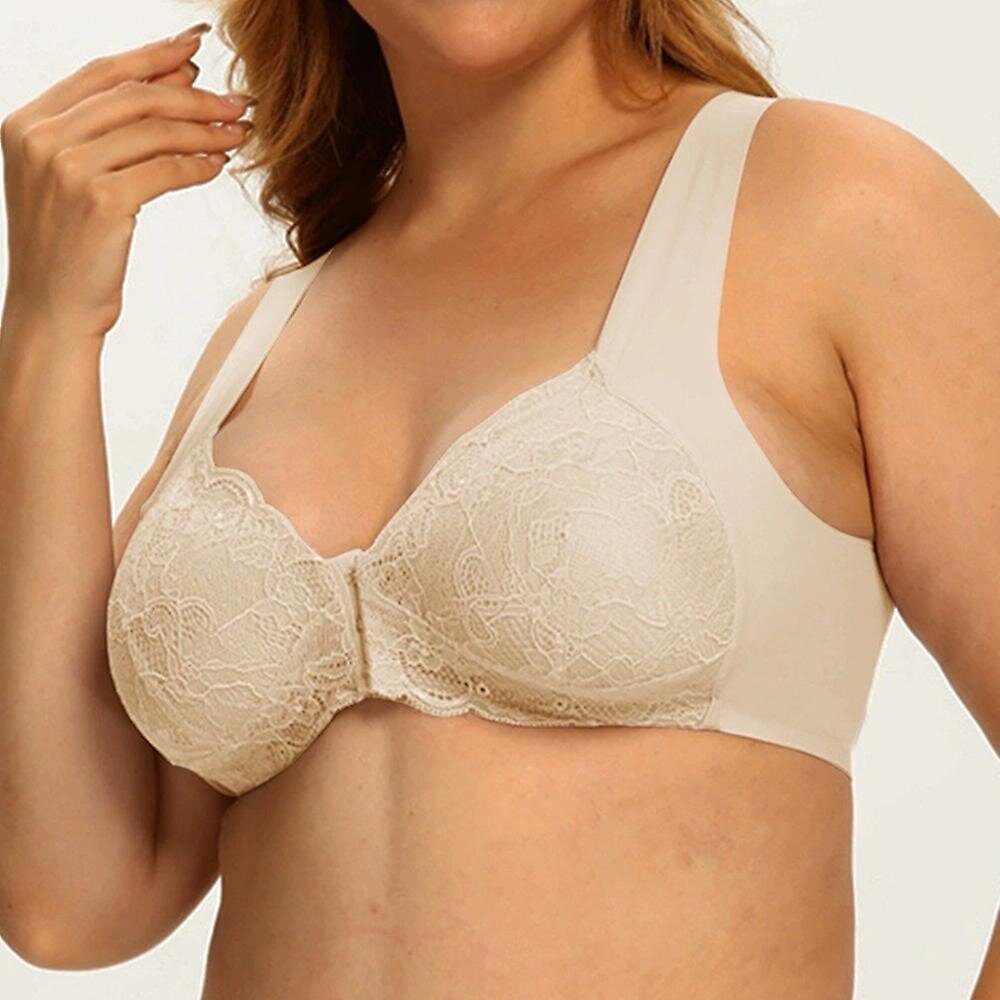 Front Closure Bra for Seniors, goldies Bra for Front Closure, Embraced Bras For Women - Skin Color цена и информация | Rinnahoidjad | kaup24.ee