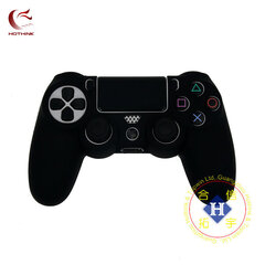 Must kaitsev silikoonümbris Nahakate Pehme ümbris Playstation 4 Slim PS4 Pro kontrolleri dualshock 4 mängupuldile hind ja info | Mängukonsoolide lisatarvikud | kaup24.ee