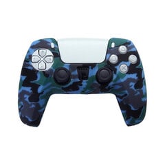 Camouflage 02-Housing Watercolor Shell Silikoonist kamuflaaž kummist ümbris Mängupuldi kaitsekaane kontrolleri nahk Sony Playstation 5 PS5 jaoks цена и информация | Аксессуары для компьютерных игр | kaup24.ee