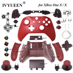 Red Shelli nupud – asenduskorpus Xbox One X S kontrolleri korpuse esipaneeli kate RB LB RT LT päästikunupu modifikatsioonikomplekt mudel 1708 hind ja info | Mängukonsoolide lisatarvikud | kaup24.ee