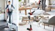 Bosch varstolmuimeja BCS711PET Stick Vacuum Cleaner 0,3 L, must/punane hind ja info | Tolmuimejad | kaup24.ee