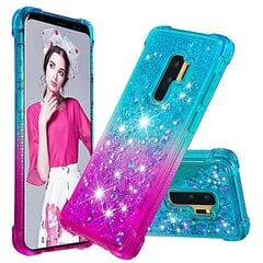 Совместимый с Samsung Galaxy S9 Plus чехол Gradient Quicksand Gradient Quicksand Soft TPU бампер подушка чехол - синий и фиолетовый цена и информация | Чехлы для телефонов | kaup24.ee