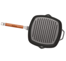 Malmpann - GRILL 24cm, puit eemaldatava käepidemega цена и информация | Cковородки | kaup24.ee