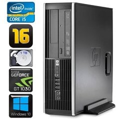 HP 8100 Elite SFF i5-750 16GB 1TB GT1030 2GB DVD WIN10 цена и информация | Стационарные компьютеры | kaup24.ee