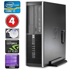 HP 8100 Elite SFF i5-750 4 ГБ 1 ТБ GT1030 2 ГБ DVD WIN10Pro цена и информация | Стационарные компьютеры | kaup24.ee