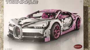 Konstruktor Pink bugatti 1:8 цена и информация | Конструкторы и кубики | kaup24.ee