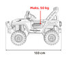 Kahekohaline elektriline džiip lastele Geoland, roosa hind ja info | Laste elektriautod | kaup24.ee