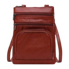 Naiste Multi-Pocket Multifunktsionaalne õlakott Crossbody kott-lilla цена и информация | Женские сумки | kaup24.ee