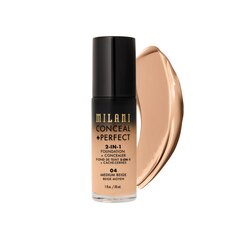 Milani CONCEAL + PERFECT 2-IN-1 FOUNDATION - 04 - Medium Beige - jumestuskreem hind ja info | MILANI Kosmeetika, parfüümid | kaup24.ee