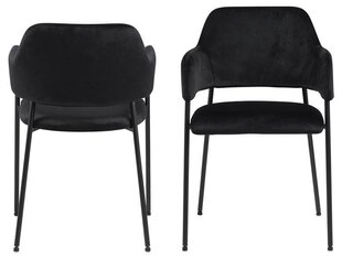 Комплект из 2-х стульев Lima, черный цена и информация | Стулья для кухни и столовой | kaup24.ee