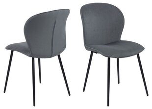 2 tooli komplekt Evelyn, hall hind ja info | Söögilaua toolid, köögitoolid | kaup24.ee