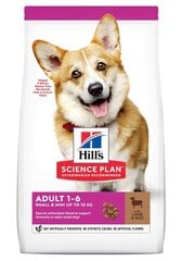 Kuivtoit koertele Hill's Sience Plan Small & Mini Adult lambaliha ja riisiga, 6 kg hind ja info | Kuivtoit koertele | kaup24.ee