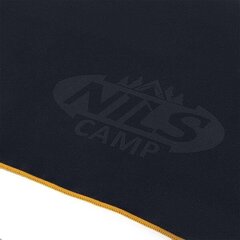 Полотенце Nils Camp NCR12, 180x100 см, черное/оранжевое цена и информация | Другой туристический инвентарь | kaup24.ee