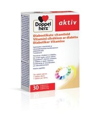 Maisto papildas Doppelherz Activ vitamins for Diabetics, 30 tablečių hind ja info | Vitamiinid, toidulisandid, ilu preparaadid | kaup24.ee