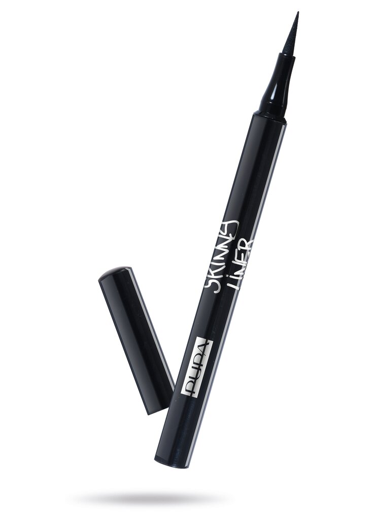 Vedel silmapliiats Pupa Skinny Liner 1 ml, 001 Extra Black hind ja info | Ripsmetušid, lauvärvid, silmapliiatsid, seerumid | kaup24.ee