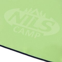 Полотенце Nils Camp NCR11, 140x70 см, зеленое/черное цена и информация | Другой туристический инвентарь | kaup24.ee