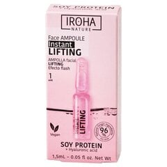 Kiiretoimeline näonahka pinguldav ampull Iroha Instant Flash Lifting 1,5 ml цена и информация | Сыворотки для лица, масла | kaup24.ee