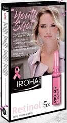 Näonahka taastavad ampullid Iroha Retinol Pro-Age Treatment 5 x 1,5 ml hind ja info | Näoõlid, seerumid | kaup24.ee