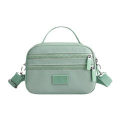 Naiste kihiline lukuga tasku Crossbody Multi-Pocket veekindel õlakott käekott-tumeroheline цена и информация | Женские сумки | kaup24.ee