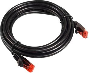 Maclean MCTV-742 Patchcord UTP cat6 Cable plug-plug 3m black hind ja info | Kaablid ja juhtmed | kaup24.ee