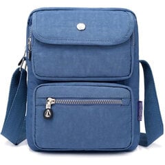 Crossbody kott naistele veekindel õlakott Multi-Pocket Messenger kott vabaaja nailonist rahakott Käekott-hõbehall hind ja info | Naiste käekotid | kaup24.ee