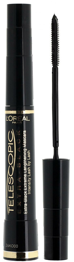 Ripsmetušš L'Oreal paris Telescopic Extra Black цена и информация | Ripsmetušid, lauvärvid, silmapliiatsid, seerumid | kaup24.ee