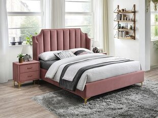 Кровать Signal Meble Monako Velvet 160x200 см, розовая цена и информация | Кровати | kaup24.ee
