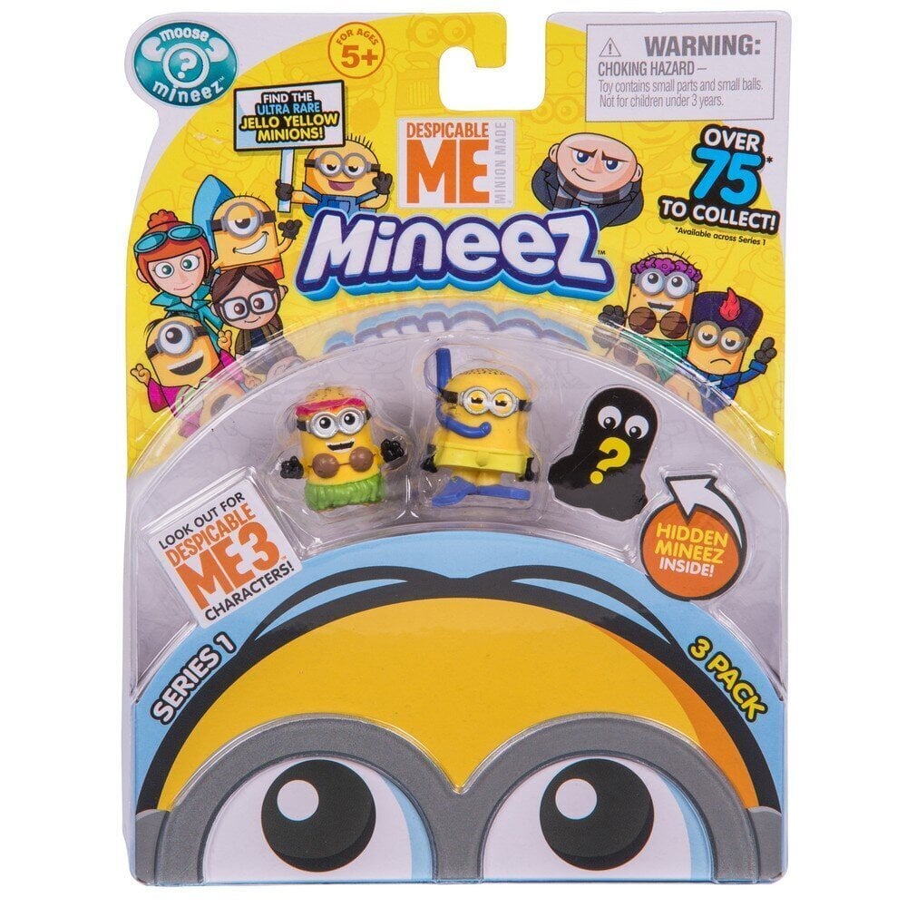 Kujud Minions „Mina, supervaras“, 3 tk цена и информация | Poiste mänguasjad | kaup24.ee