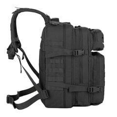 Taktikaline seljakott Molle Assault Pack, 3 päeva kott matkamiseks, matkamiseks, treeninguks, telkimiseks, igapäevaseks tööks, 45L must hind ja info | Matkakotid ja reisikotid | kaup24.ee