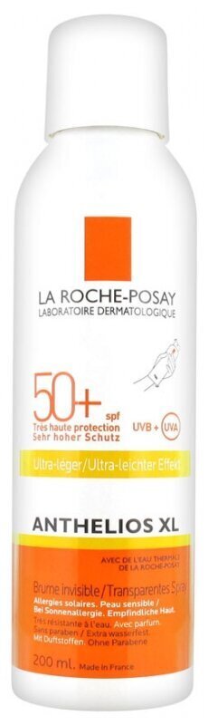 Päikesekaitsesprei La Roche Posay Anthelios XL SPF 50, 200 ml hind ja info | Päikesekreemid | kaup24.ee