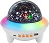 Bluetooth Audio Star projektor, LED pöörlev täheprojektor, kaugjuhtimispuldiga öölamp mitme valgustusrežiimiga, Baby Star projektor lastele, valge цена и информация | Süvistatavad ja LED valgustid | kaup24.ee