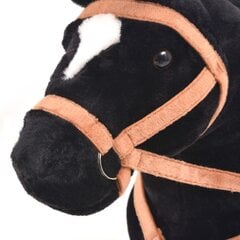 Стоящая плюшевая игрушка лошадь,черная цена и информация | Плюшевые | kaup24.ee