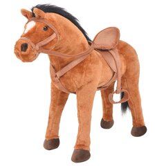 Стоящая плюшевая игрушка лошадь,коричневая цена и информация | Мягкие игрушки | kaup24.ee