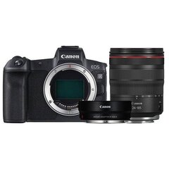 Canon EOS R RF 24-105mm f/4L IS USM adapteriga EF - EOS R цена и информация | Фотоаппараты | kaup24.ee