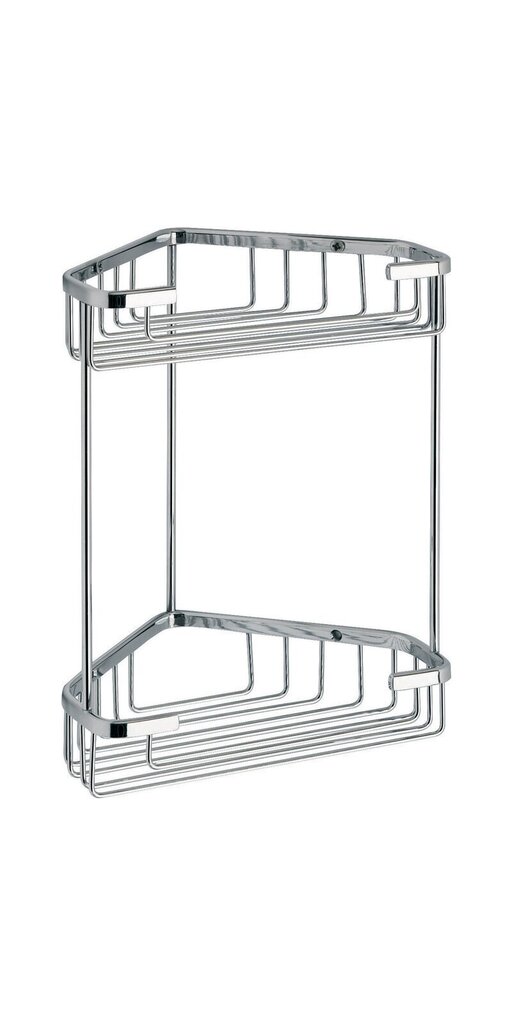 Kahekordne nurgariiul GEDY, kroom hind ja info | Vannitoa sisustuselemendid ja aksessuaarid | kaup24.ee
