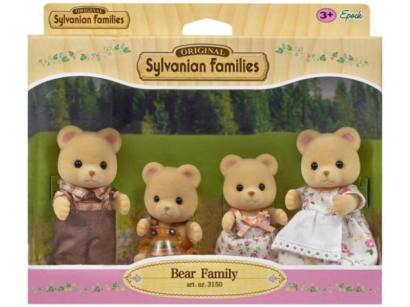 Mõmmikute perekond Sylvanian Families цена и информация | Tüdrukute mänguasjad | kaup24.ee