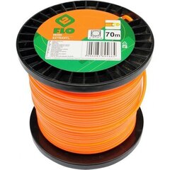 Trimmeri jõhv Extranyl (ruudukujuline, südamikuga) Flo d-2,7mm x 70m, Flo (89466) цена и информация | Запчасти для садовой техники | kaup24.ee