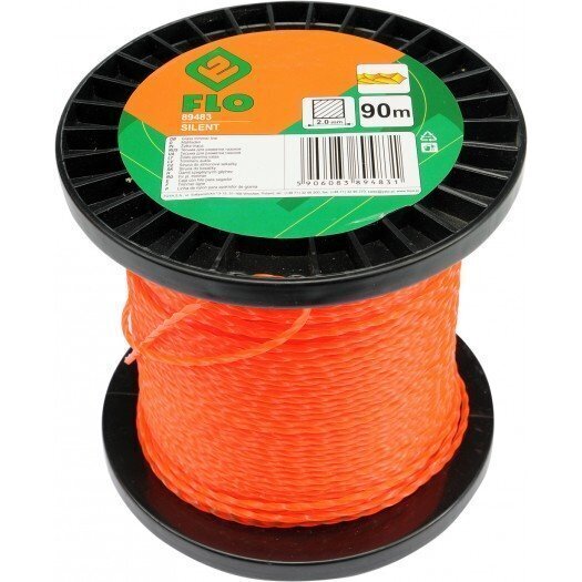 Trimmeri jõhv (punutud) Silent Flo d-2,0mm x 90m (89483) цена и информация | Aiatööriistade lisatarvikud | kaup24.ee