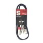 Stagg STC1.5CMXM, XLR/RCA, 1.5 m hind ja info | Kaablid ja juhtmed | kaup24.ee