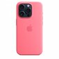 Apple kaitsekest Silicone Case with MagSafe for iPhone 15 Pro - roosa цена и информация | Telefoni kaaned, ümbrised | kaup24.ee