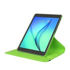 Samsung Galaxy Tab S2 9.7 litši litši teraviljast nahast pöörleva aluse kate Samsung Galaxy Tab S2 9.7 T810Green jaoks hind ja info | Telefoni kaaned, ümbrised | kaup24.ee