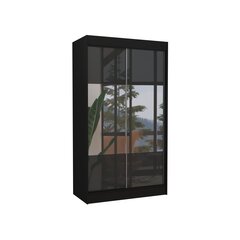 Шкаф Adrk Furniture Tamos 120 см, черный цена и информация | Шкафы | kaup24.ee