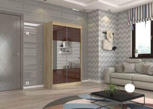 Шкаф Adrk Furniture Tamos 120 см, коричневый/цвета дуба цена и информация | Шкафы | kaup24.ee